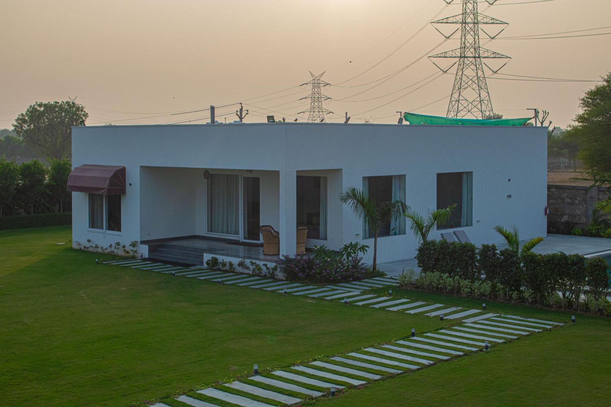 斋浦尔The Peace- A Luxury 2Bhk Private Pool Farm别墅 外观 照片