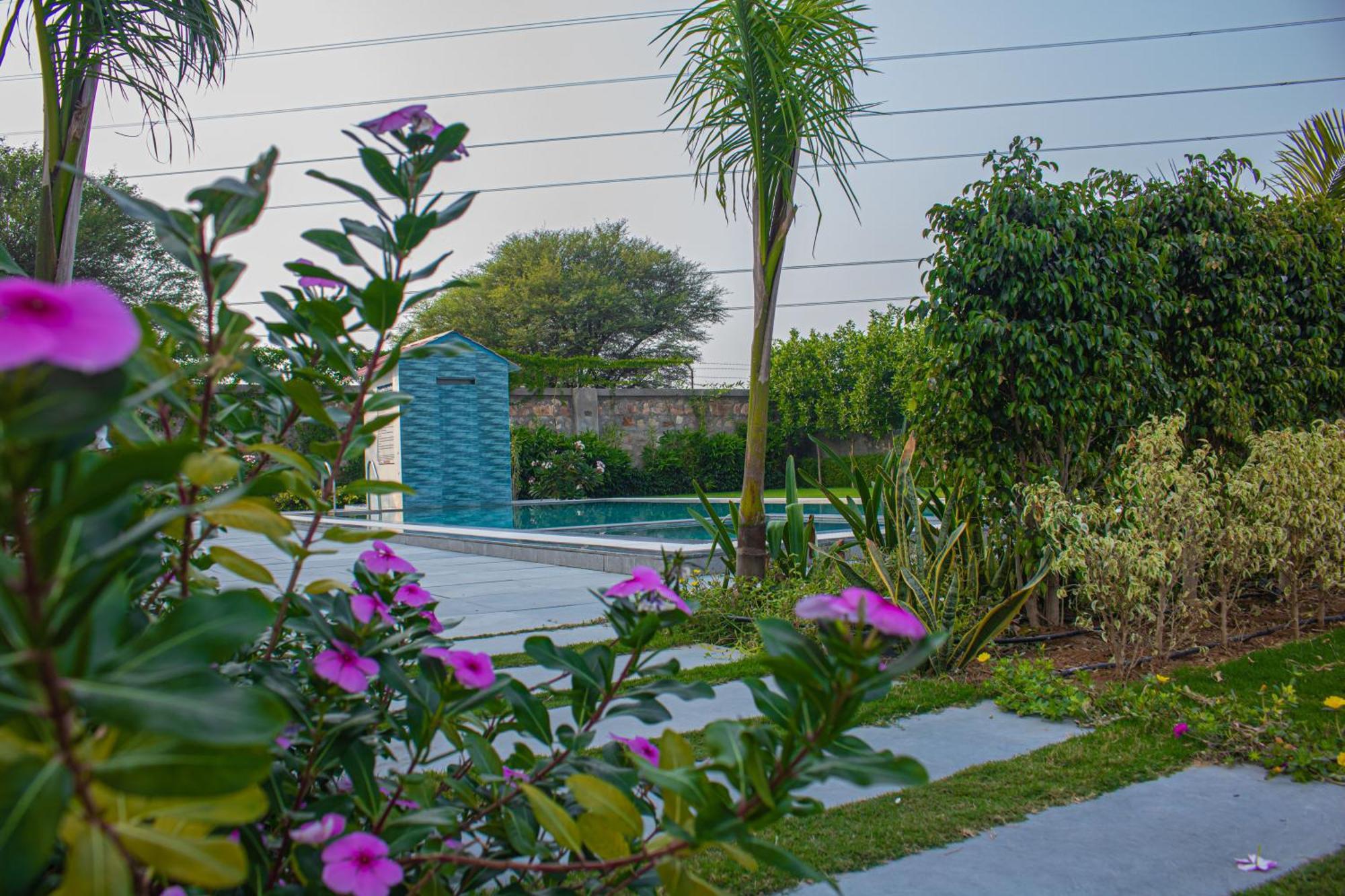 斋浦尔The Peace- A Luxury 2Bhk Private Pool Farm别墅 外观 照片