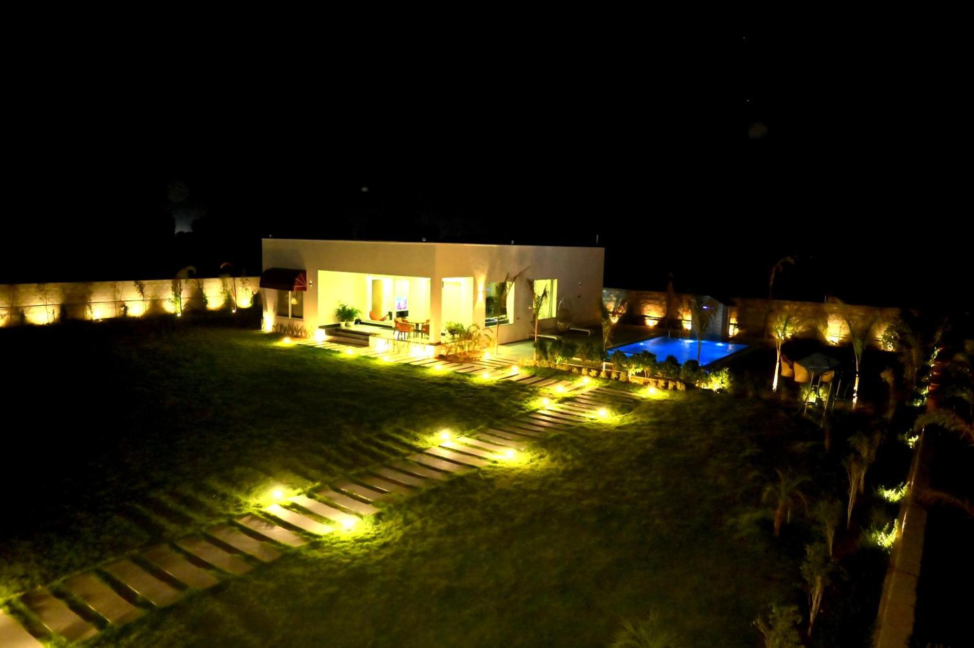 斋浦尔The Peace- A Luxury 2Bhk Private Pool Farm别墅 外观 照片